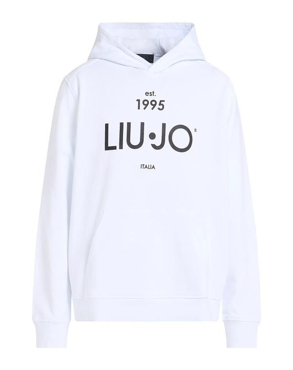 リュージョマン メンズ アウター パーカー・スウェット LIU JO MAN White ホワイト
