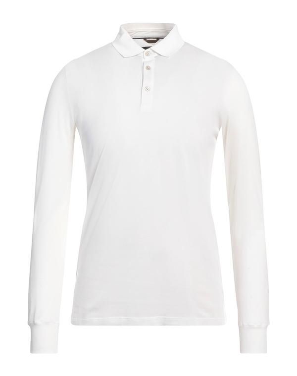 ムーレー メンズ トップス ポロシャツ MOORER White ホワイト
