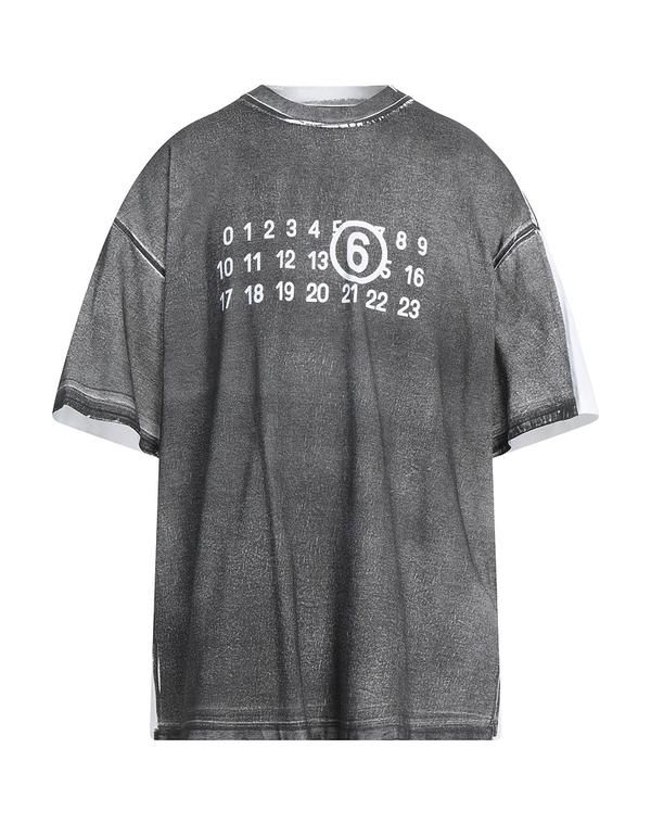 マルタンマルジェラ メンズ トップス Tシャツ MM6 MAISON MARGIELA Black ブラック