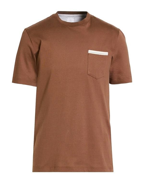 イレブンティ メンズ トップス Tシャツ ELEVENTY Brown ブラウン