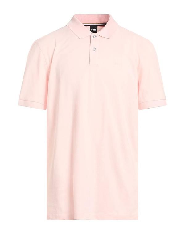 ボス メンズ トップス ポロシャツ BOSS Pink ピンク