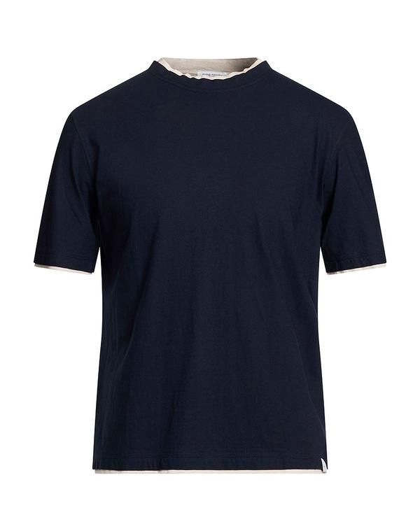 パウロペコラ メンズ トップス Tシャツ PAOLO PECORA Midnight Blue ブルー