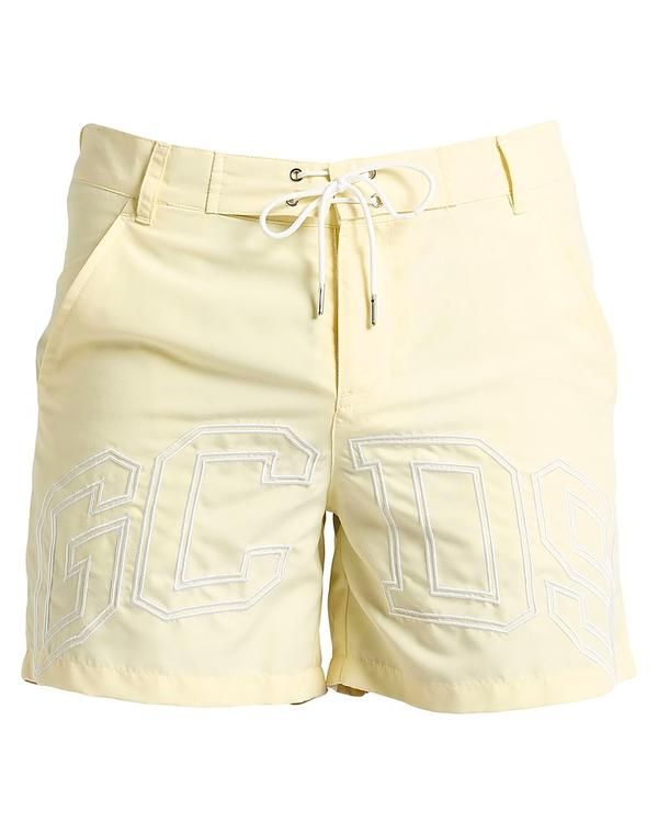 ジーシーディーエス メンズ 水着 ハーフパンツ・ショーツ GCDS Pastel Yellow イエロー