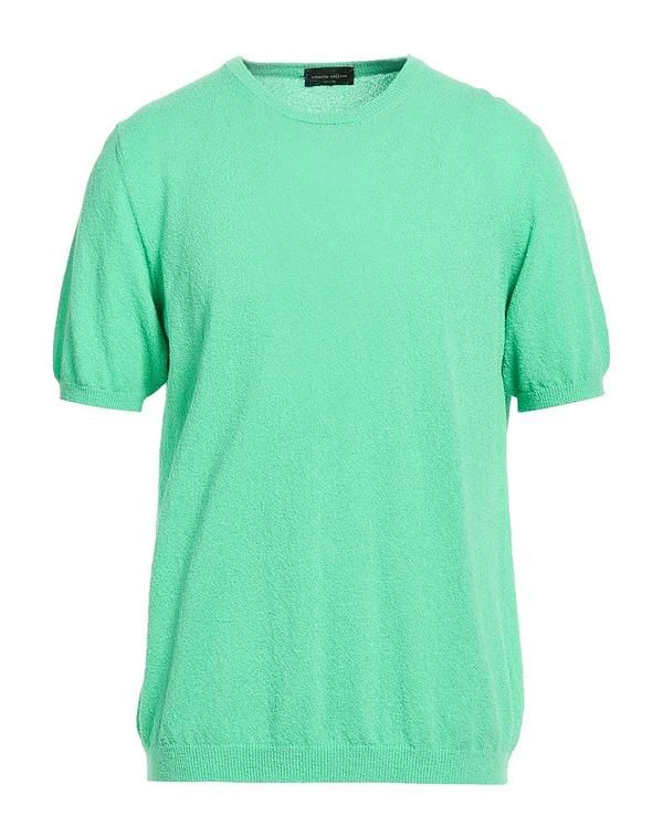 ロベルトコリーナ メンズ トップス シャツ プルオーバー ROBERTO COLLINA Light Green グリーン