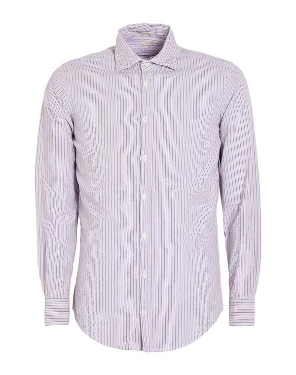 マッシモアルバ メンズ トップス シャツ MASSIMO ALBA Lilac ライラック