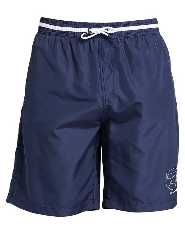 カール ラガーフェルド メンズ 水着 ハーフパンツ・ショーツ KARLAGERFELD Navy ネイビー