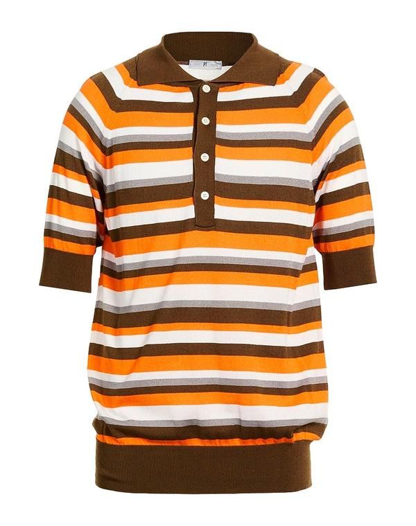 PT トリノ メンズ トップス シャツ プルオーバー PTorino Brown ブラウン
