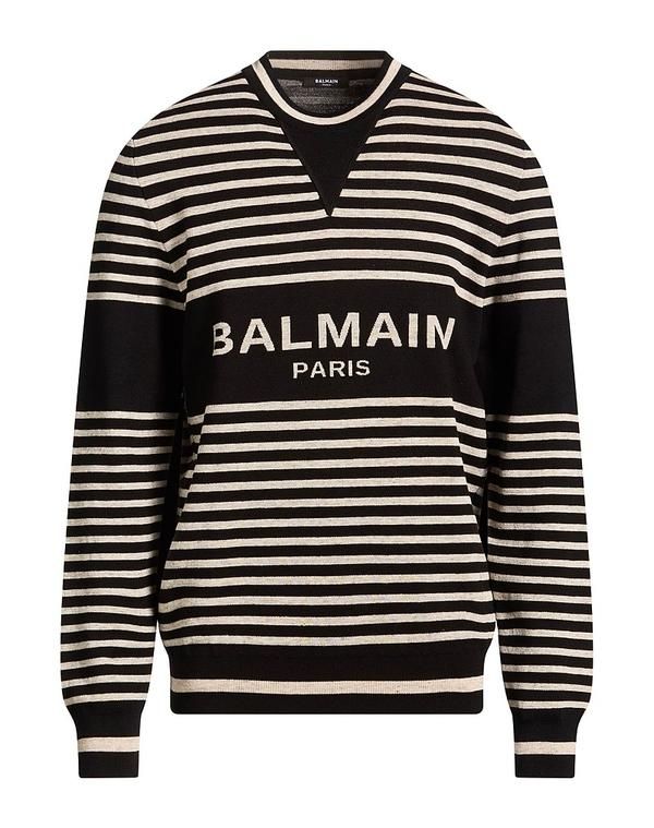 バルマン メンズ トップス シャツ プルオーバー BALMAIN Black ブラック