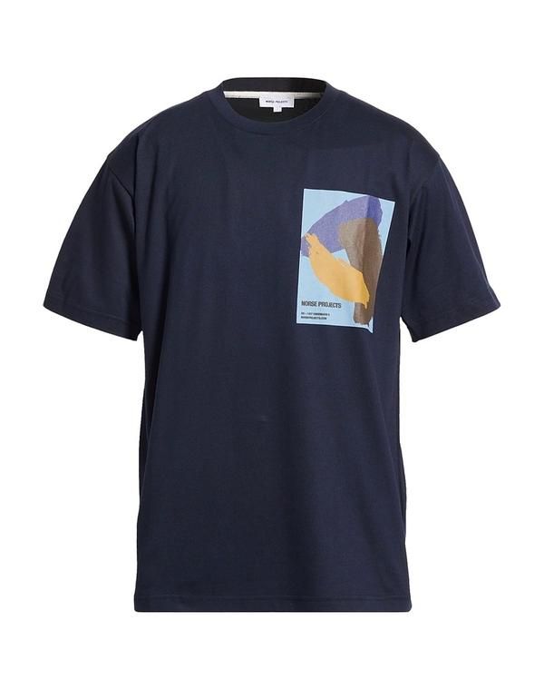 ノースプロジェクト メンズ トップス Tシャツ NORSE PROJECTS Midnight Blue ブルー
