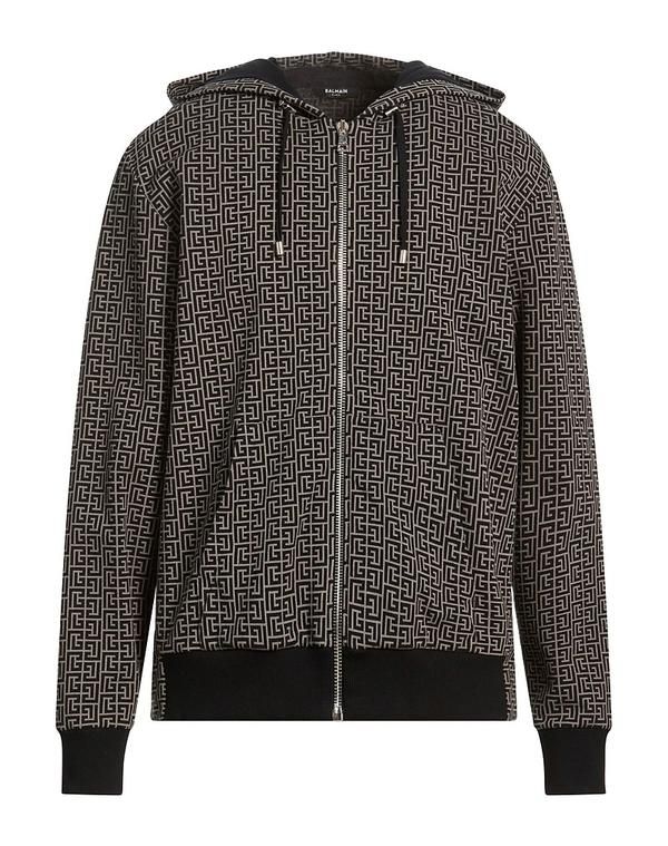 バルマン メンズ アウター パーカー・スウェット BALMAIN Taupe トープ