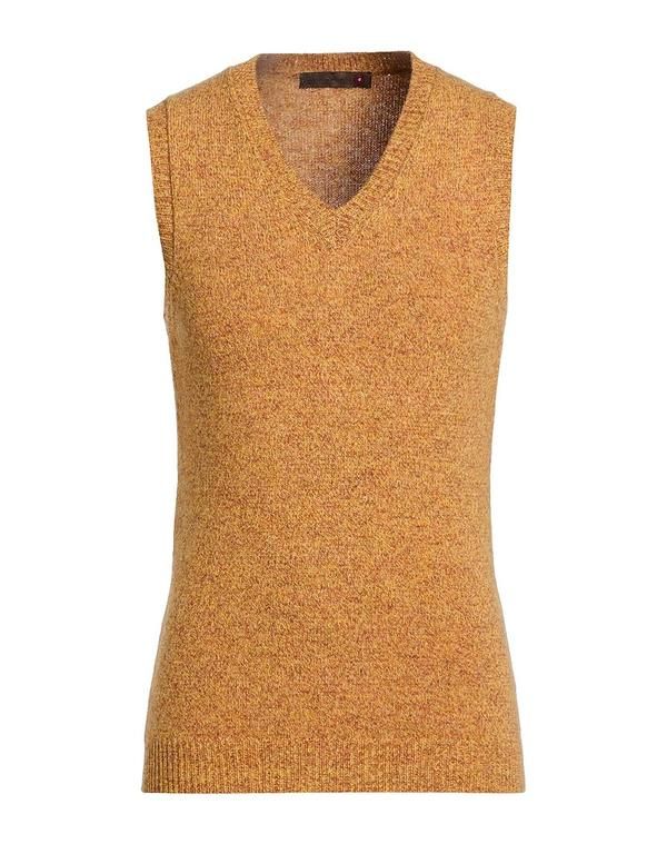 メッサジェリエ メンズ トップス シャツ ニットベスト MESSAGERIE Mustard マスタード