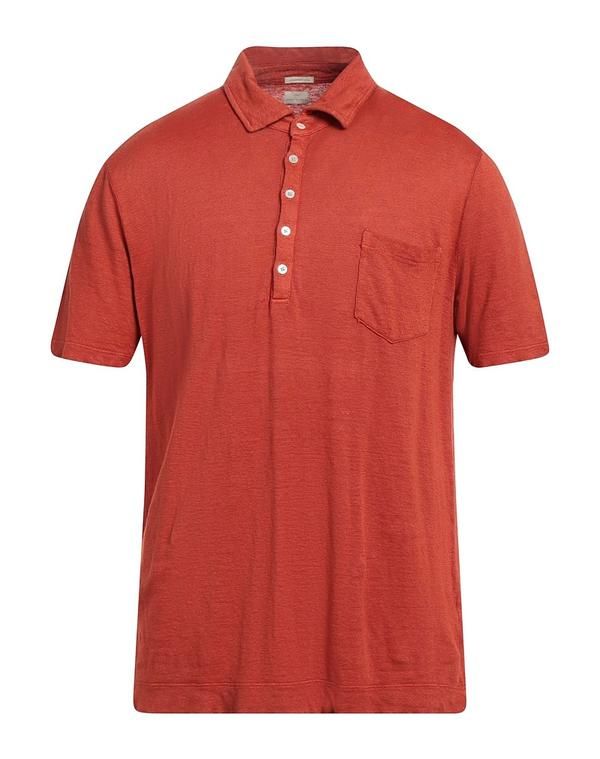 マッシモアルバ メンズ トップス ポロシャツ MASSIMO ALBA Reddish Brown ブラウン