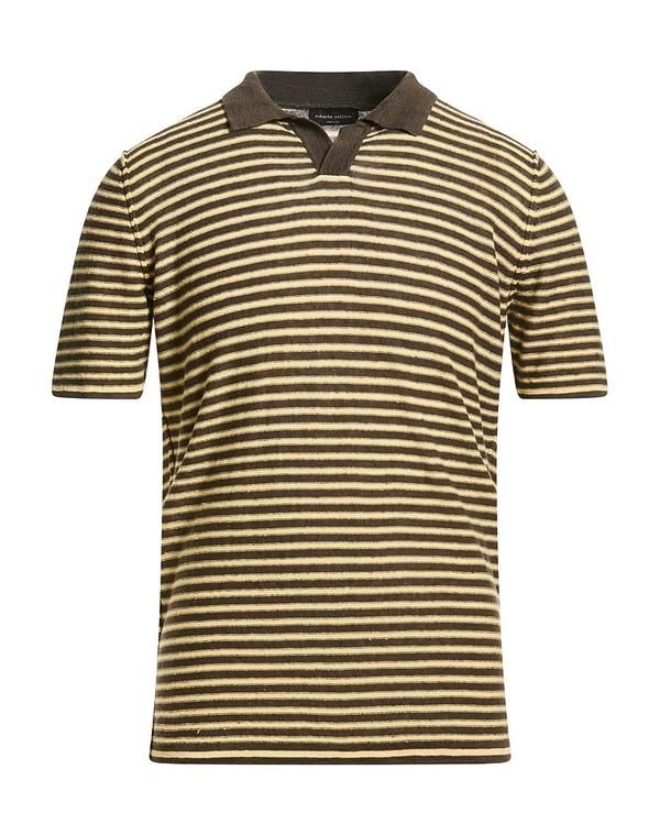 ロベルトコリーナ メンズ トップス シャツ プルオーバー ROBERTO COLLINA Chocolate Brown ブラウン