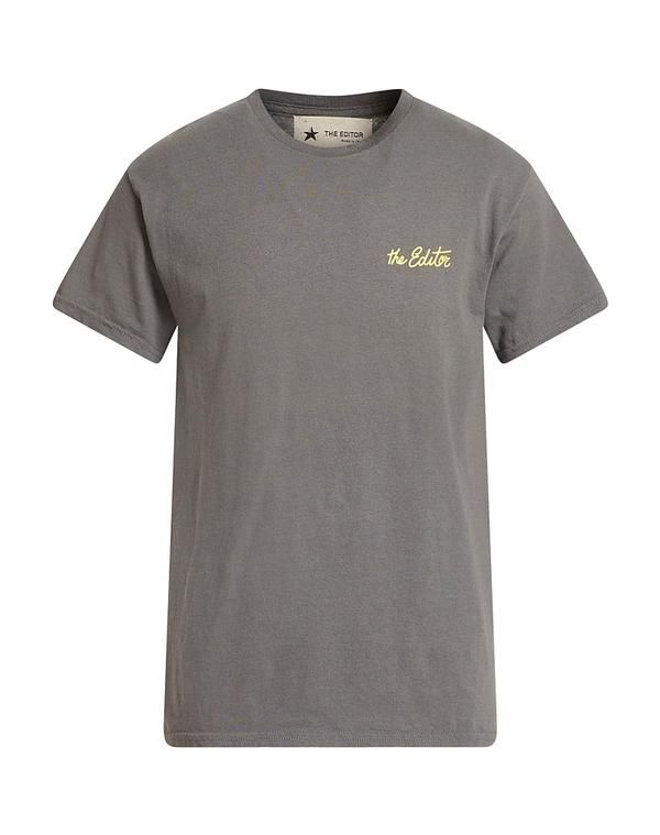 エディター メンズ トップス Tシャツ THEDITOR Lead Gray グレー