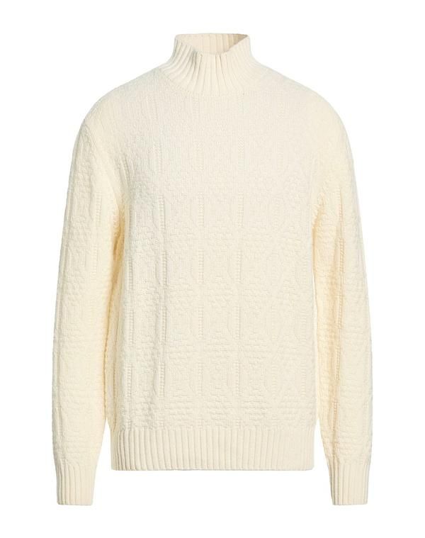 クルチアーニ メンズ アウター ニット・セータートルネック CRUCIAN Ivory アイボリー