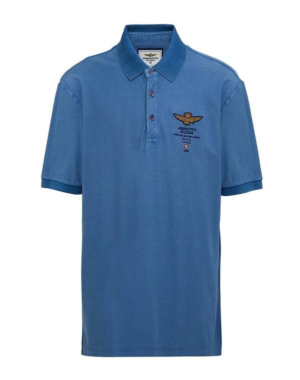 アエロノーティカミリターレ メンズ トップス ポロシャツ AERONAUTICA MILITARE Blue Gray グレー