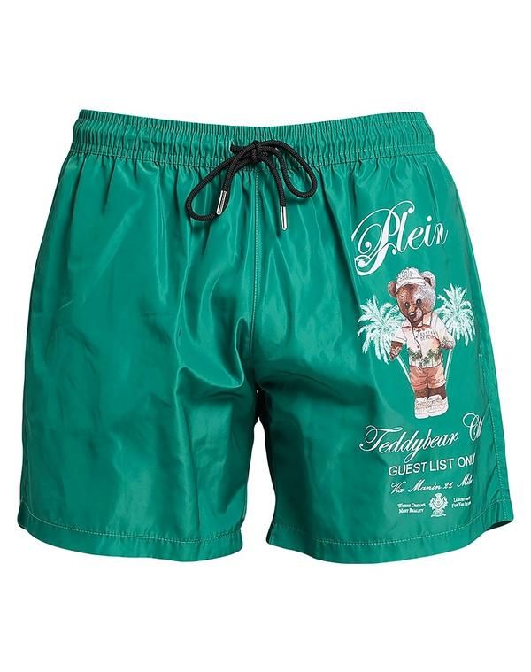 フィリッププレイン メンズ 水着 ハーフパンツ・ショーツ PHILIPPLEIN Green グリーン
