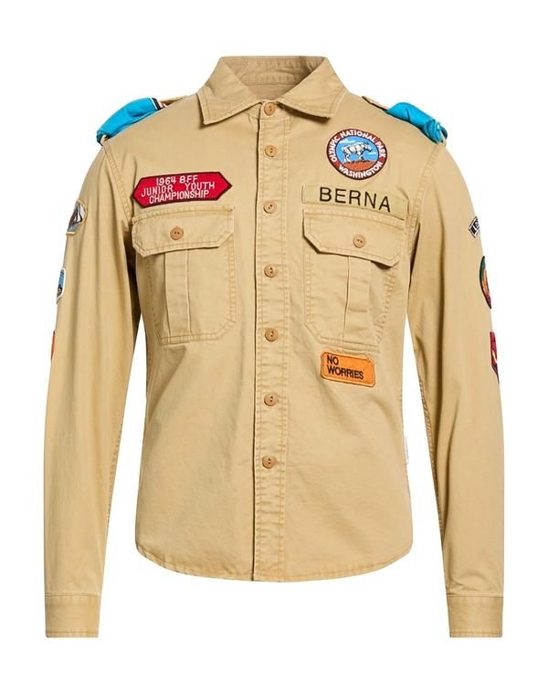 ヴェルナ メンズ トップス シャツ BERNA Beige ベージュ