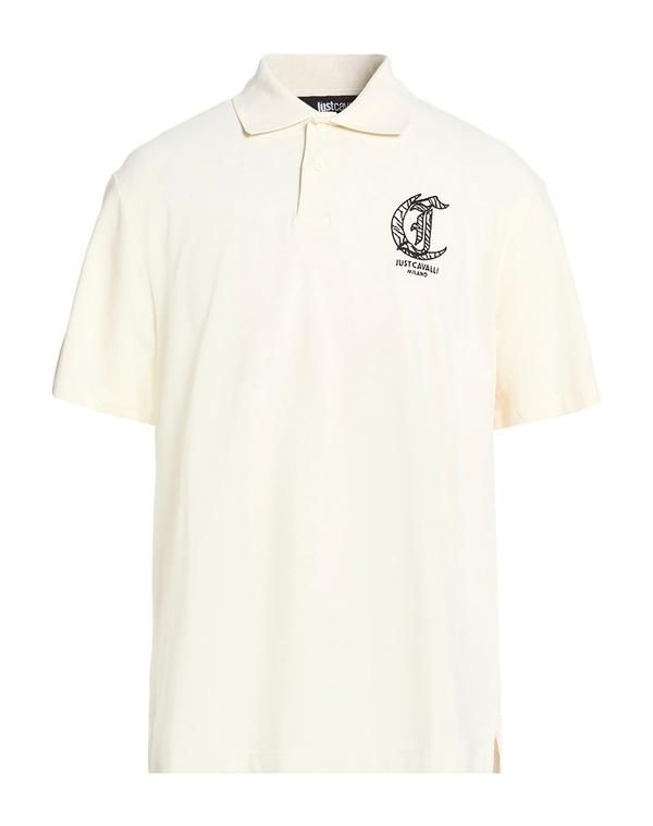 ジャストカバリ メンズ トップス ポロシャツ JUST CAVALLI Off White オフホワイト
