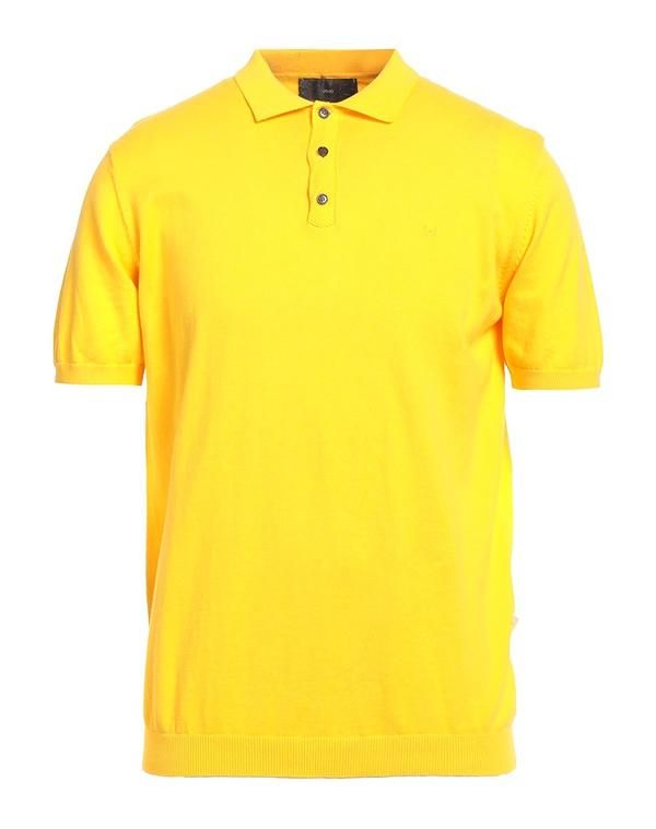 リュージョマン メンズ トップス ポロシャツ LIU JO MAN Yellow イエロー