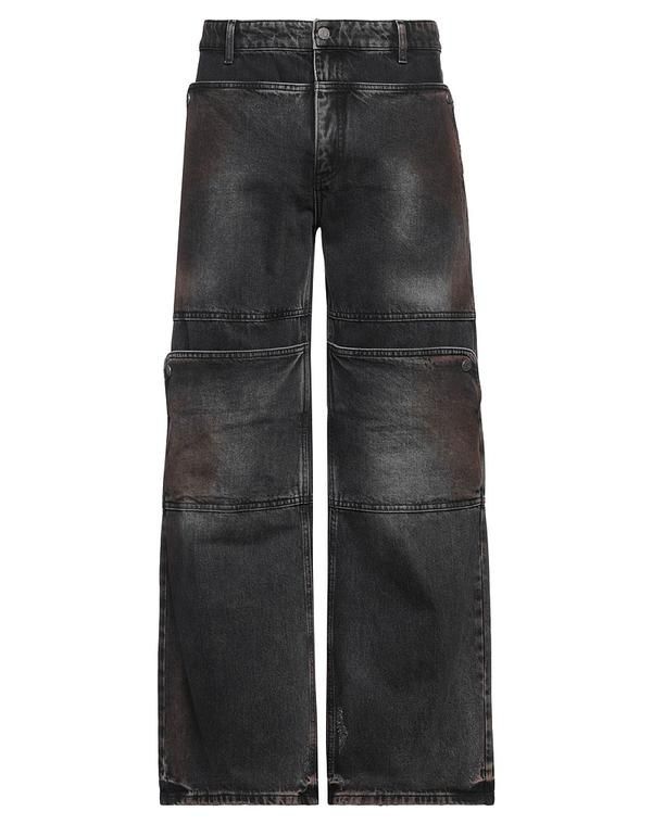 ゲス メンズ ボトムス デニムパンツ フレアワイドレッグ GUESS Black ブラック