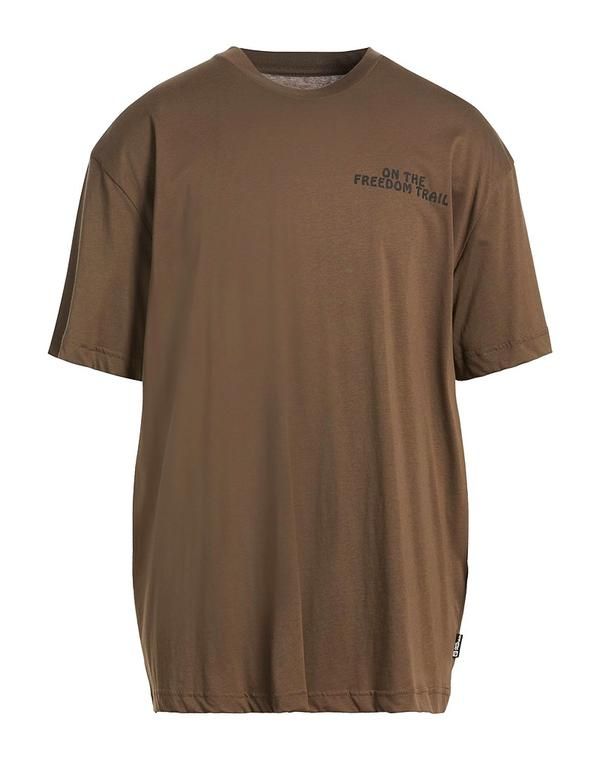 ジャックウルフスキン メンズ トップス Tシャツ JACK WOLFSKIN Dark Brown ブラウン