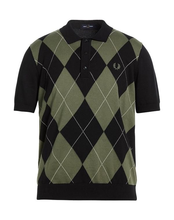 フレッドペリー メンズ トップス シャツ プルオーバー FRED PERRY Black ブラック