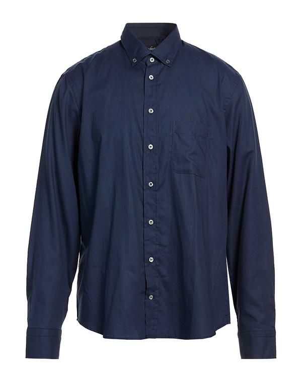 バンラック メンズ トップス シャツ VAN LAACK Navy ネイビー