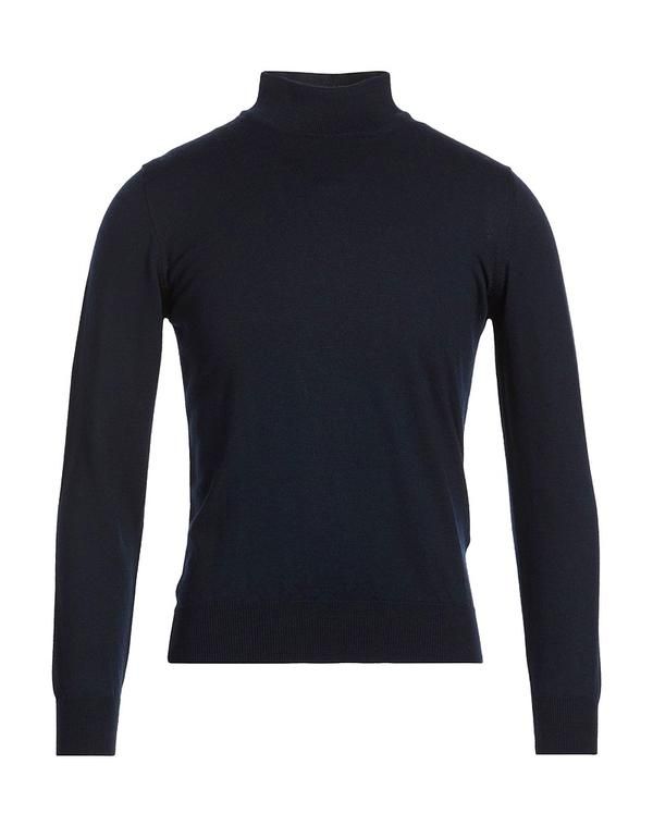グランサッソ メンズ アウター ニット・セータートルネック GRAN SASSO Midnight Blue ブルー
