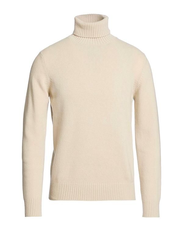 ロベルトコリーナ メンズ アウター ニット・セータートルネック ROBERTO COLLINA Beige ベージュ