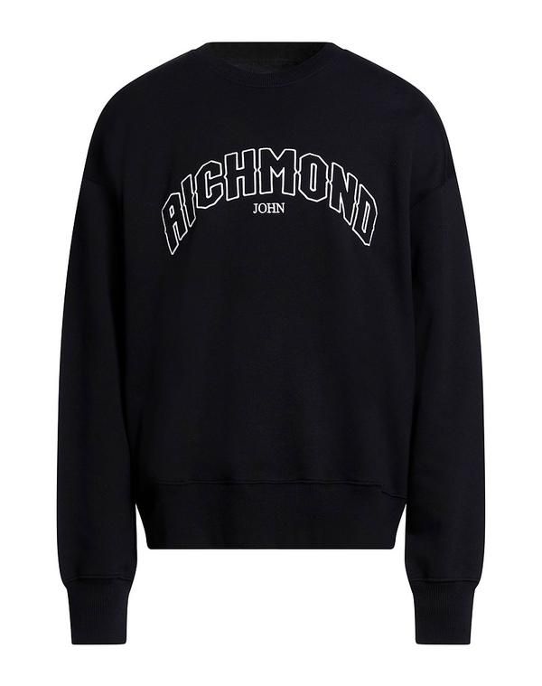 ジョン リッチモンド メンズ アウター パーカー・スウェット JOHN RICHMOND Black ブラック