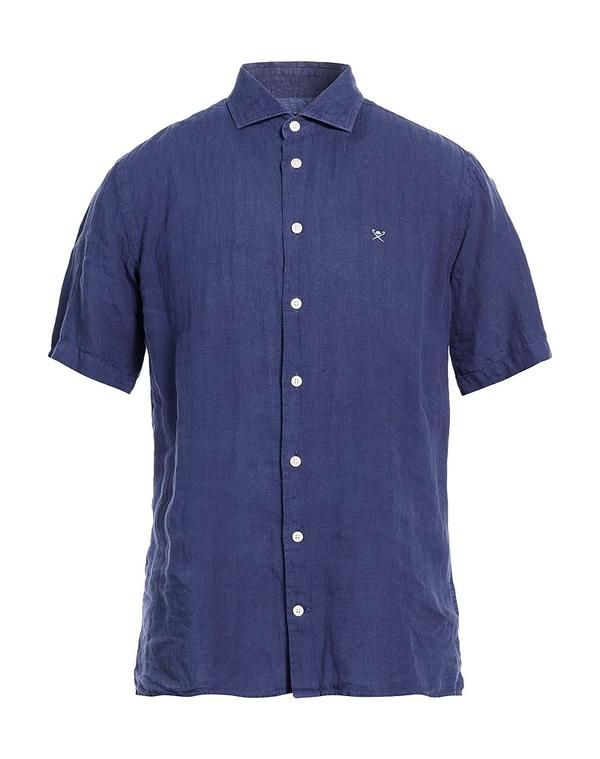 ハケット メンズ トップス シャツ HACKETT Navy ネイビー