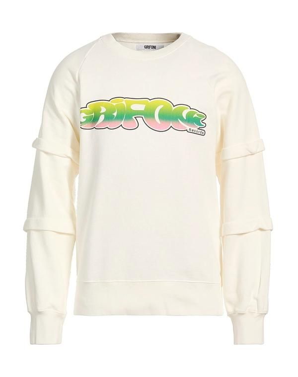 グリフォーニ メンズ アウター パーカー・スウェット GRIFONI Off White オフホワイト