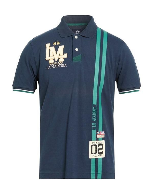 ラ マルティーナ メンズ トップス ポロシャツ LA MARTI NAvy ネイビー