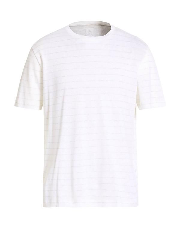 イレブンティ メンズ トップス Tシャツ ELEVENTY Ivory アイボリー