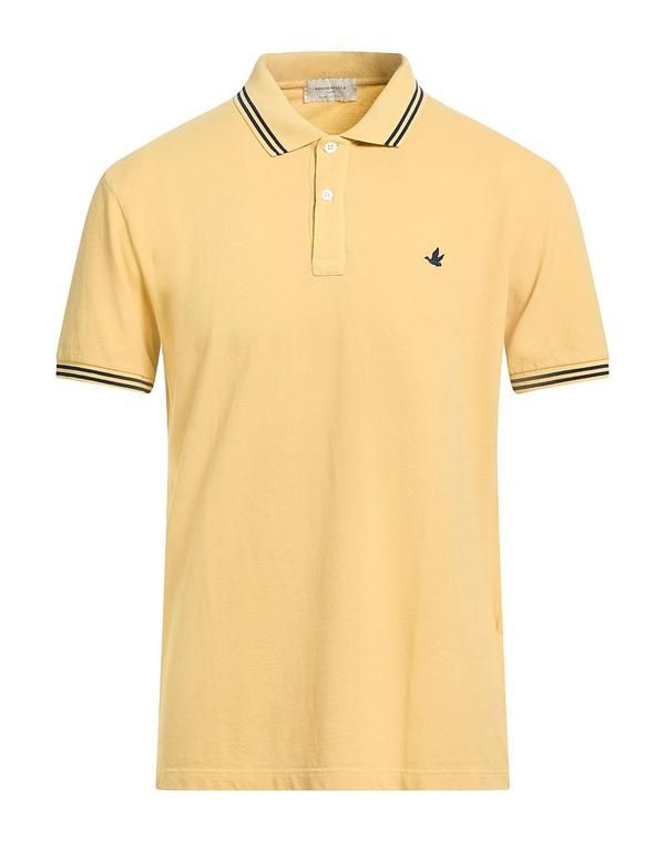 ブルックスフィールド メンズ トップス ポロシャツ BROOKSFIELD Mustard マスタード
