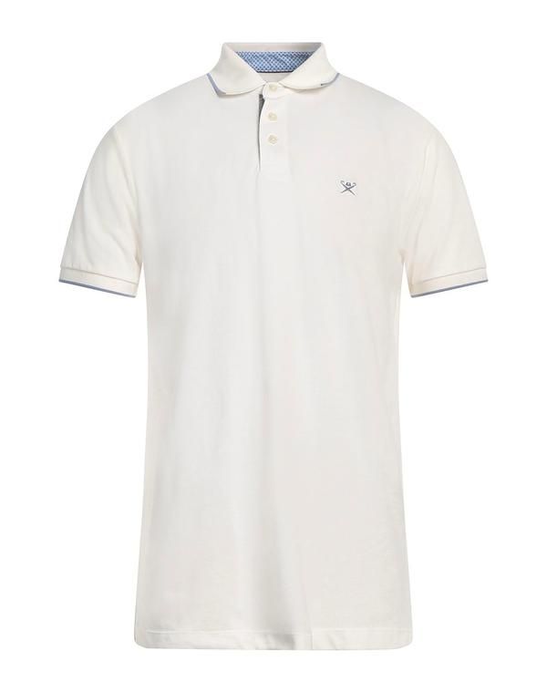 ハケット メンズ トップス ポロシャツ HACKETT White ホワイト