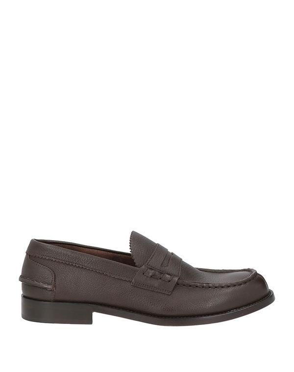 ポリーニ メンズ シューズ スリッポン・ローファー モカシン POLLINI Dark Brown ブラウン