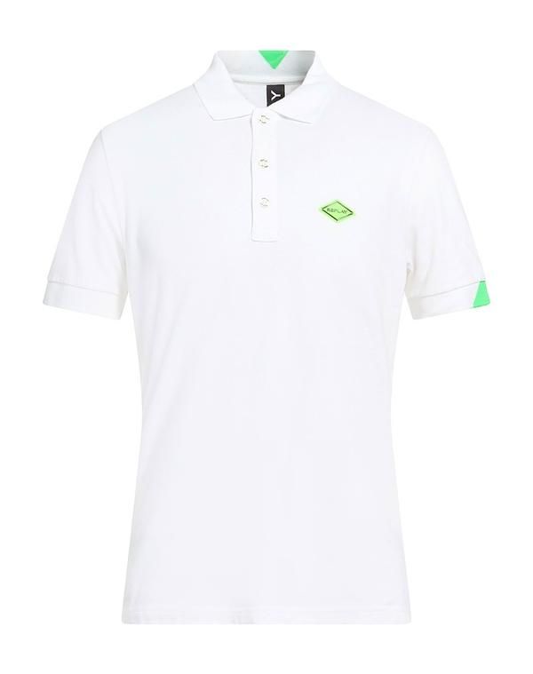 リプレイ メンズ トップス ポロシャツ REPLAY White ホワイト