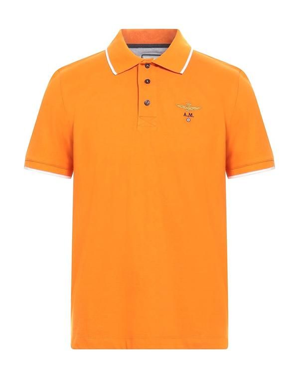 アエロノーティカミリターレ メンズ トップス ポロシャツ AERONAUTICA MILITARE Orange オレンジ