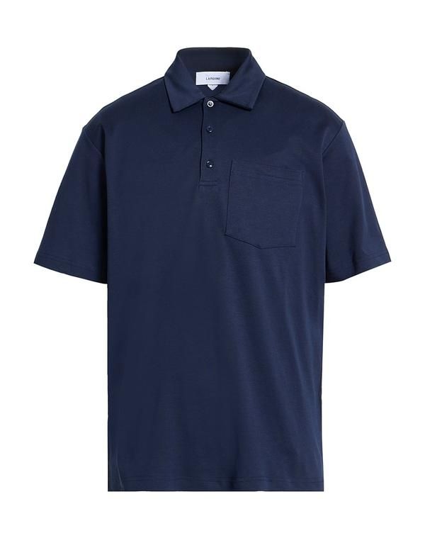 ラルディーニ メンズ トップス ポロシャツ LARDINI Midnight Blue ブルー
