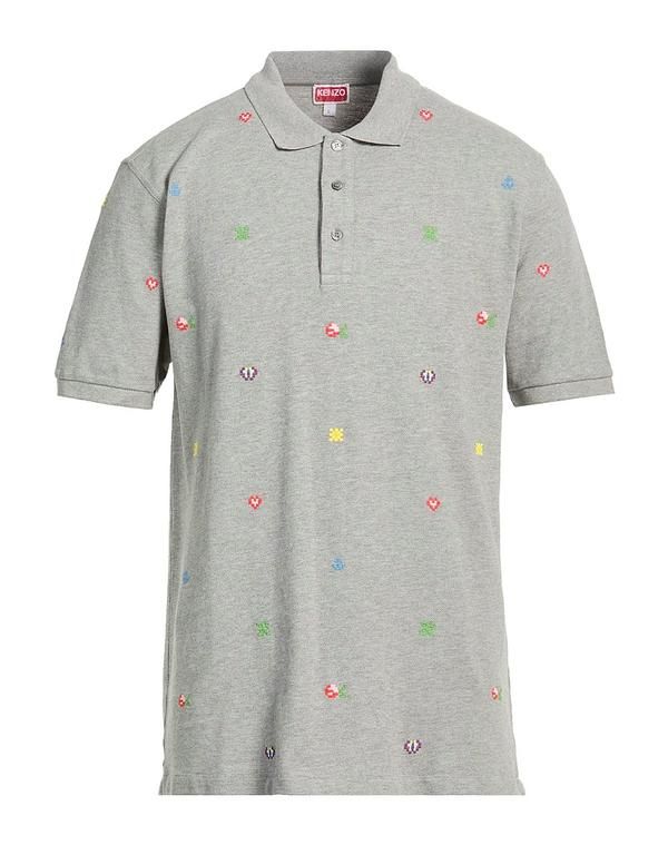 ケンゾー メンズ トップス ポロシャツ KENZO Light Gray グレー