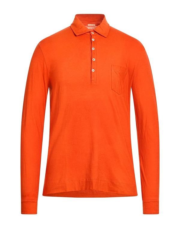 マッシモアルバ メンズ トップス ポロシャツ MASSIMO ALBA Orange オレンジ
