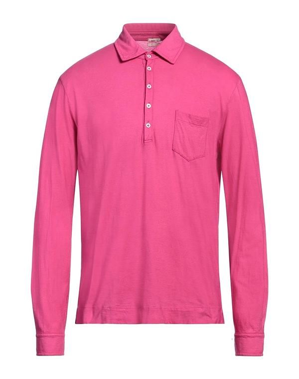マッシモアルバ メンズ トップス ポロシャツ MASSIMO ALBA Magenta マゼンタ