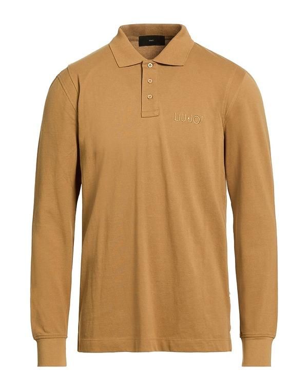 リュージョマン メンズ トップス ポロシャツ LIU JO MAN Camel キャメル