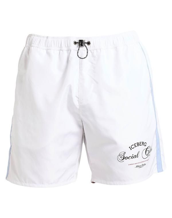 アイスバーグ メンズ 水着 ハーフパンツ・ショーツ ICEBERG White ホワイト