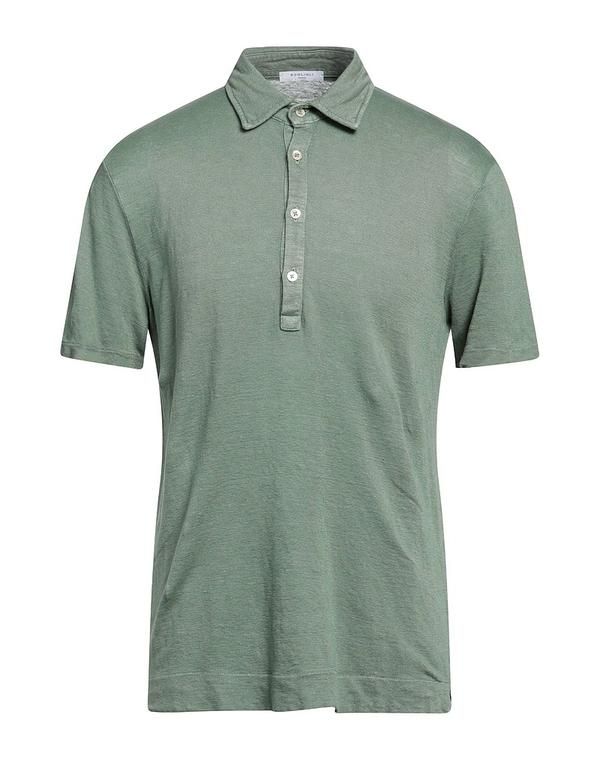 ボリオリ メンズ トップス ポロシャツ BOGLIOLI Military Green グリーン