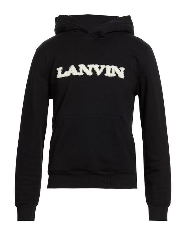 ランバン メンズ アウター パーカー・スウェット LANVIN Black ブラック