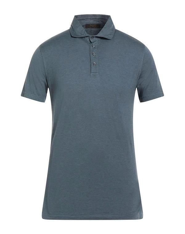 ムーレー メンズ トップス ポロシャツ MOORER Lead Gray グレー