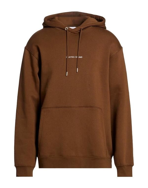 セレクテッドオム メンズ アウター パーカー・スウェット SELECTED HOMME Brown ブラウン
